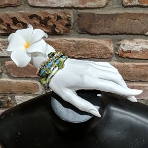 Lively and lovely beaded bracelets